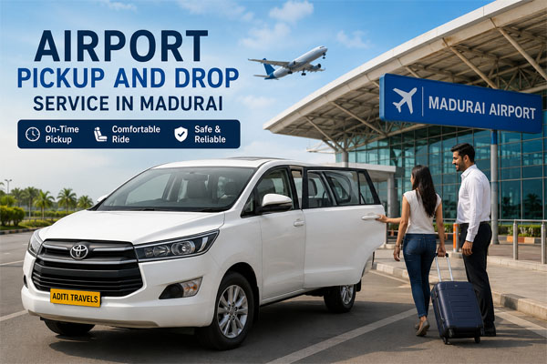 Airport Pickup and Drop Service in Madurai